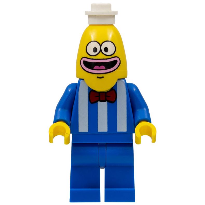 Minifigure Bikini Bottom Ice Cream Vendor Bob The Minifig Shop