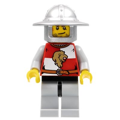 Minifigure: Kingdoms - Lion Knight Quarters, Helmet with