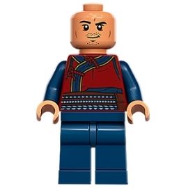 Minifigure: Wong - Dark Red Robe, Dark Blue Legs, sh0826 | The Minifig Shop