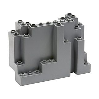 Part: Rock Panel 4 x 10 x 6 Rectangular (BURP), 6082 | The Minifig