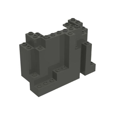 Part: Rock Panel 4 x 10 x 6 Rectangular (BURP), 6082 | The Minifig
