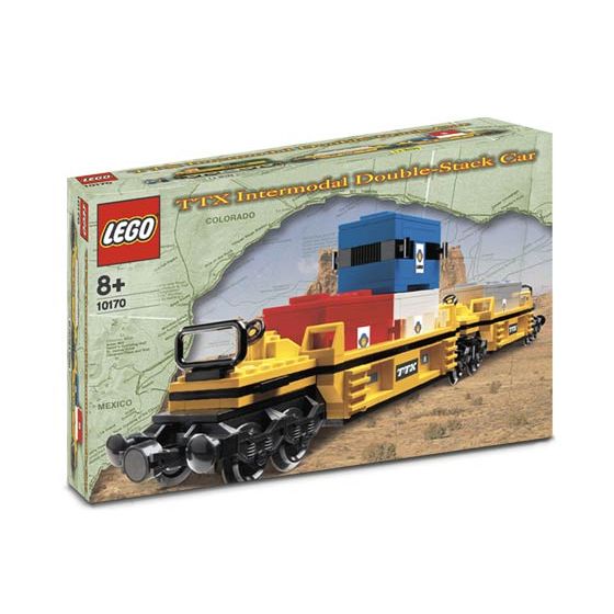 Set: 10170 - TTX Intermodal Double-Stack Car | The Minifig Shop
