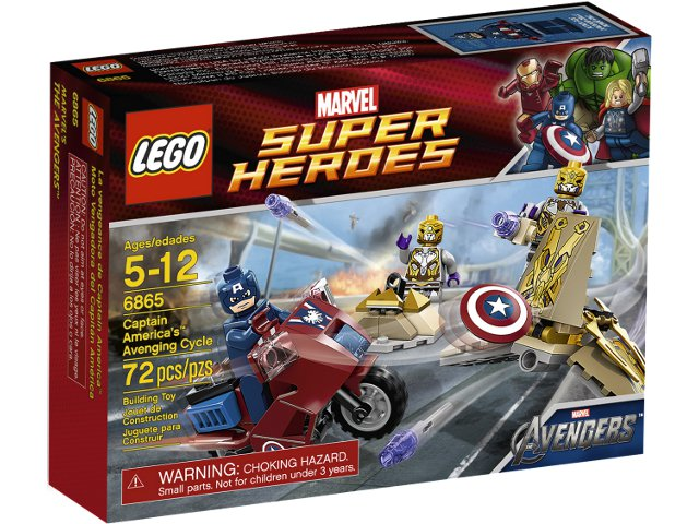 Set: 6865 - Captain America's Avenging Cycle | The Minifig Shop