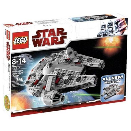   MILLENNIUM PLAQUETTEセット Set: 7778 - Midi-Scale Millennium Falcon | The Minifig Shop
