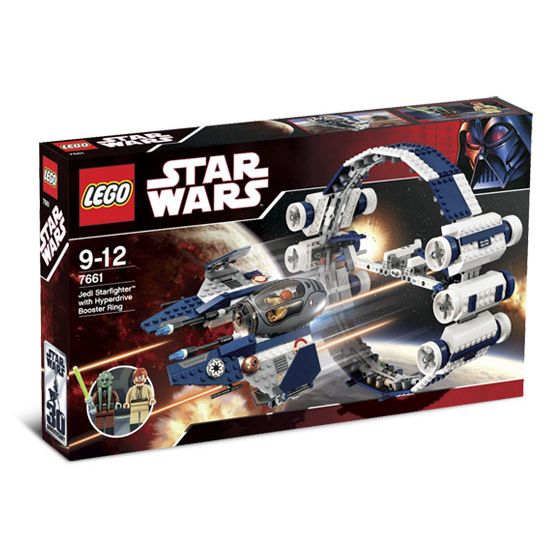 Set: 7661 - Jedi Starfighter with Hyperdrive Booster Ring | The
