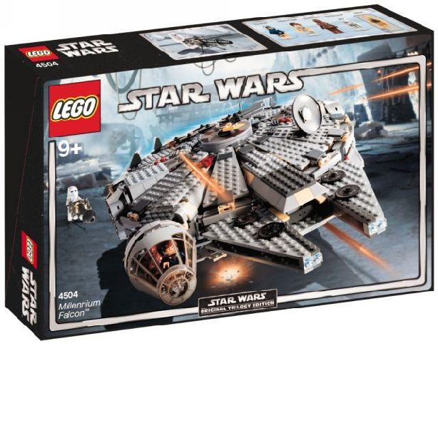 Set 4504 Millennium Falcon Redesign Original Trilogy Edition box The Minifig Shop