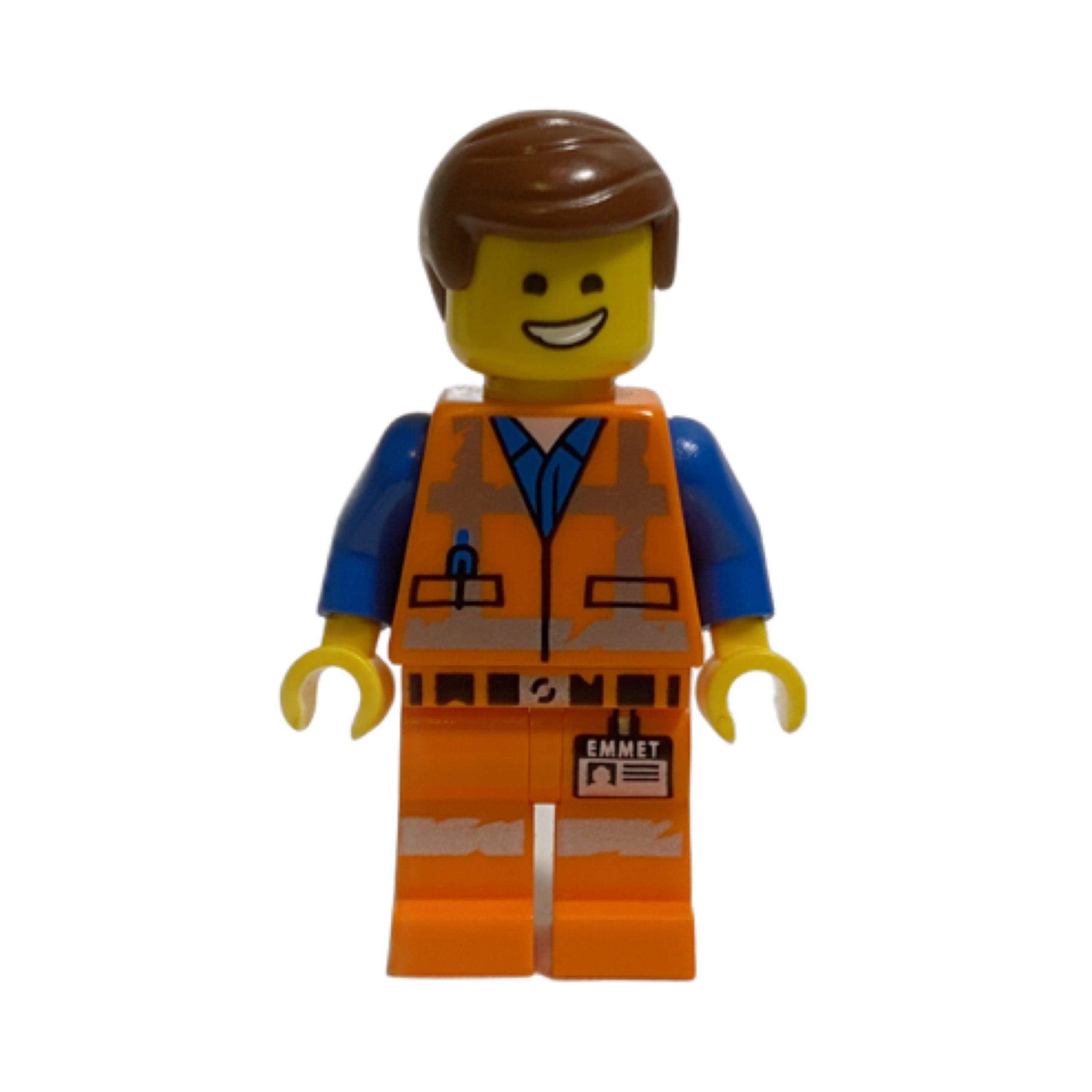 Minifigure: Emmet (Smile/Cheerful, Worn Uniform), tlm202 | The Minifig Shop