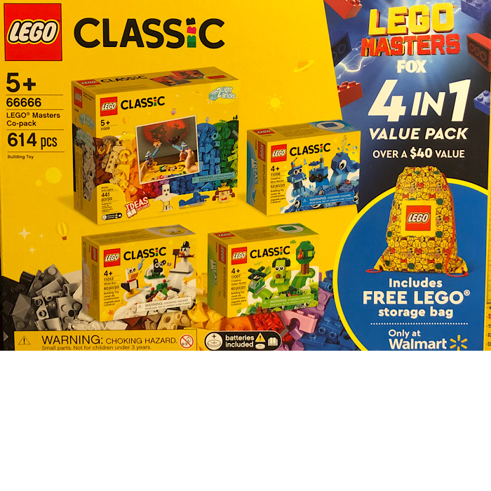 Set 66666 Classic Bundle Pack 4 in 1 Value Pack LEGO Masters Co pack