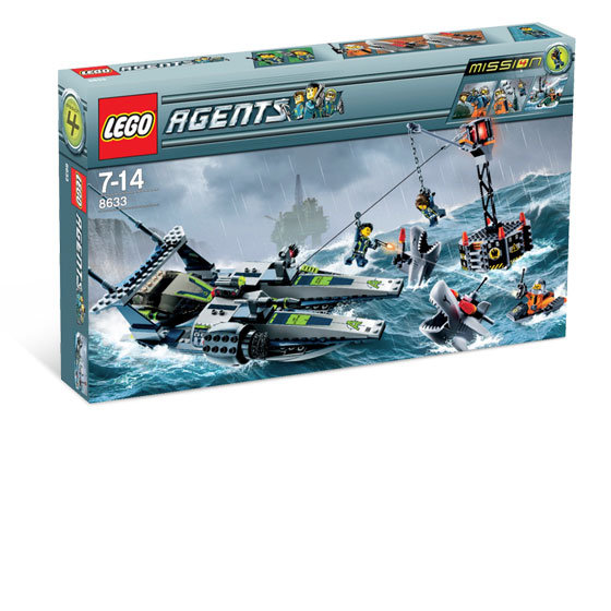 Set 8633 Mission 4 Speedboat Rescue
