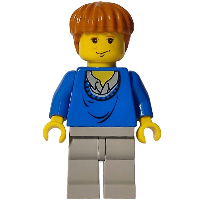 Minifigure Ron Weasley Blue Sweater hp006 The Minifig Shop