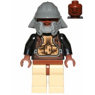 Minifigure Lando Calrissian Skiff Guard Reddish Brown Hips sw0086 The Minifig Shop