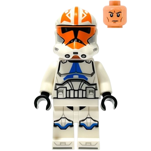 Minifigure Clone Trooper 501st Legion 332nd Company Phase 2 Helmet with Holes and Togruta Markings sw1278 The Minifig Shop