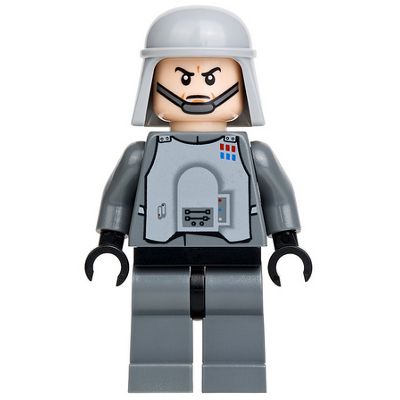 Minifigure Imperial Officer with Battle Armor Captain Commandant Commander Chin Strap sw0426 The Minifig Shop
