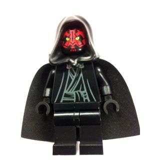 Minifigure Darth Maul Silver Neck Clasp Torso sw0394 The Minifig Shop
