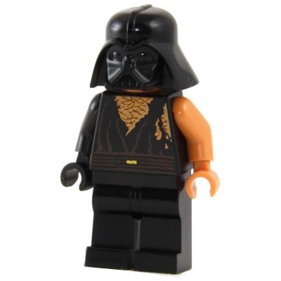 Minifigure Anakin Skywalker Battle Damaged with Darth Vader Helmet sw0283 The Minifig Shop