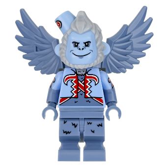 Minifigure Flying Monkey Smile sh418a The Minifig Shop