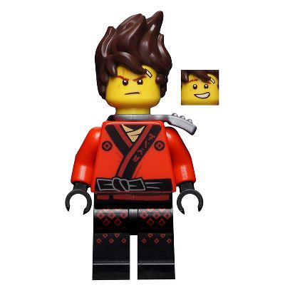 Minifigure Kai The LEGO Ninjago Movie Hair Flat Silver Scabbard njo317 The Minifig Shop