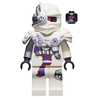 Minifigure Nindroid White njo418 The Minifig Shop