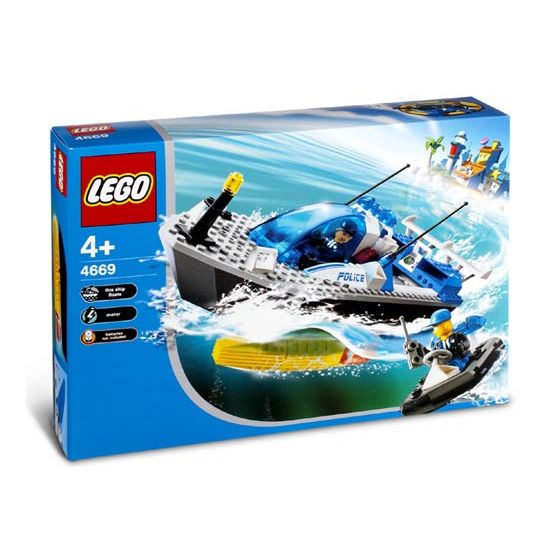 Set 4669 Turbo charged Police Boat The Minifig Shop