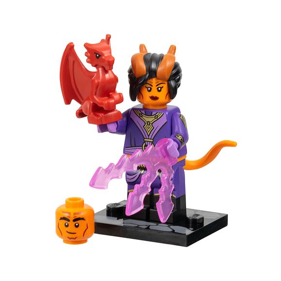 Minifigure tiefling sorcerer dungeons dragons complete set with