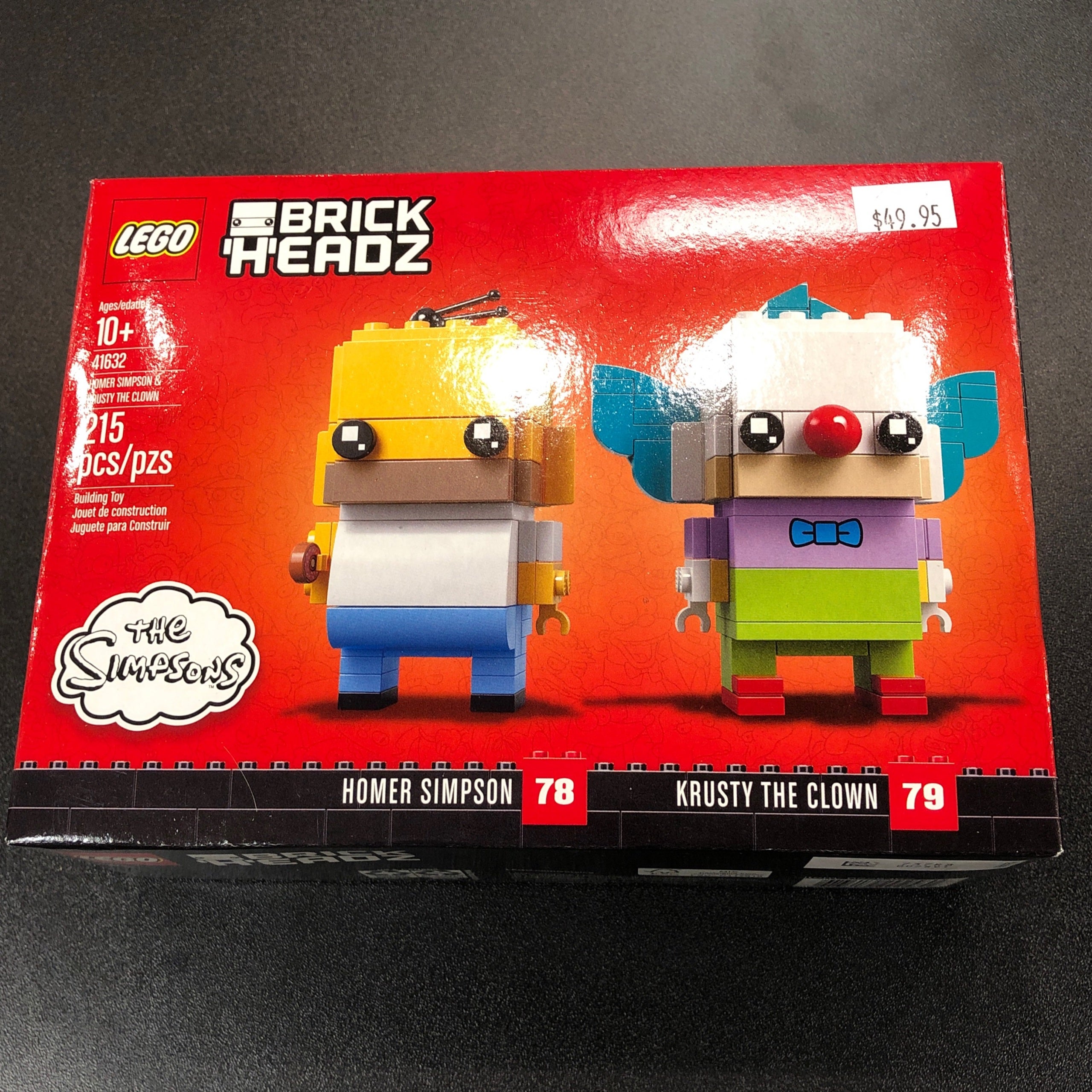 41632 BrickHeadz Homer Simpson Krusty