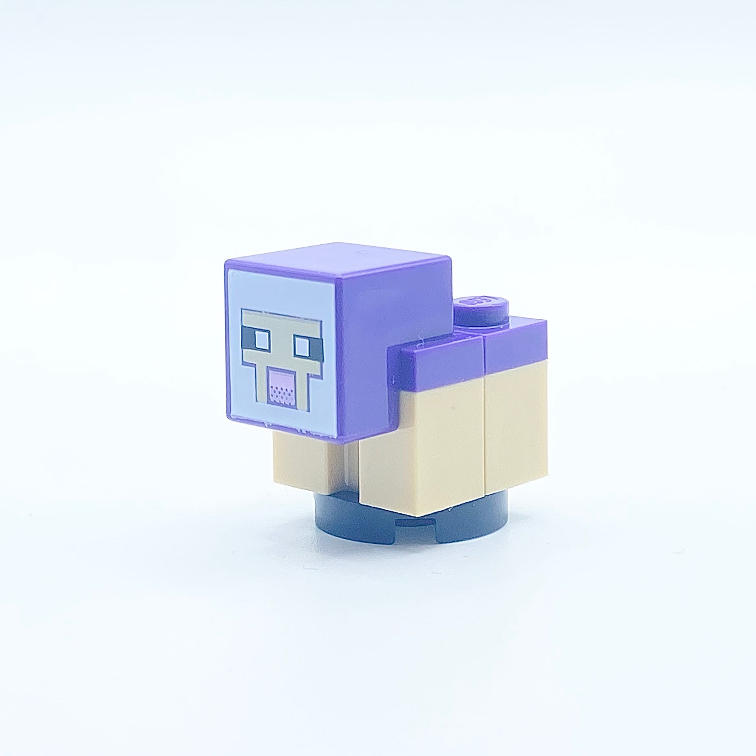 Animal: Minecraft Lamb, Dark Purple Head, minesheep11 | The Minifig Shop