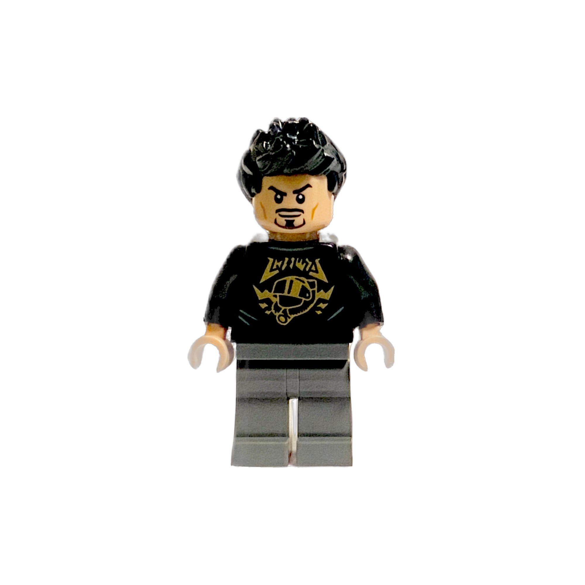 Lego tony stark minifigure sales