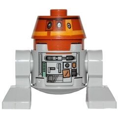 Minifigure Astromech Droid C1 10P Chopper Gray Body sw0565 The Minifig Shop