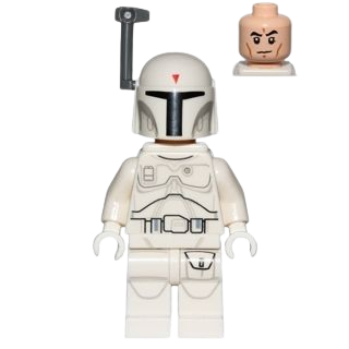 Minifigure Boba Fett White Detailed Pattern sw0631 The Minifig Shop