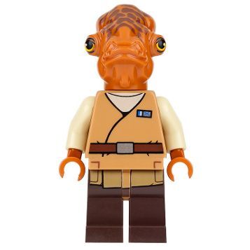 Minifigure Admiral Ackbar Medium Nougat Robe sw0719